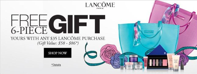 Free lancome gift june 2015