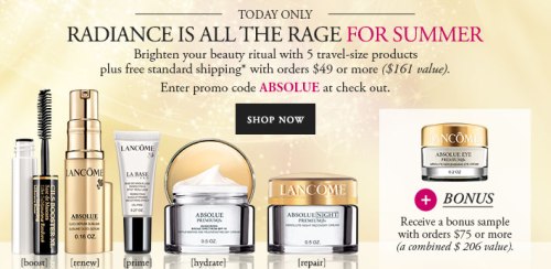 lancome free gift june 2015
