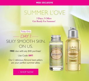 loccitane 06 2015 summer love event