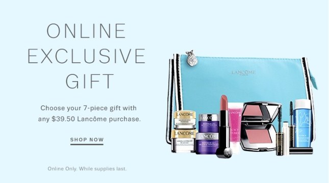 lancome free gift june 2015