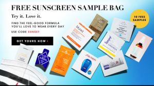 sephora 10pc sunscreen sample bag 2015