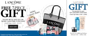 dillards 07 2015 free extra 3pc w 70 lancome a 180 value