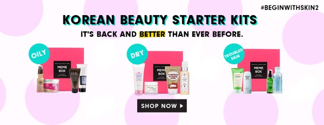 memebox 07 2015 korean starter box
