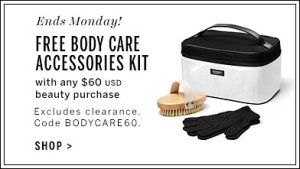 victorias secret 09 2015 free body care accessory kit w 60
