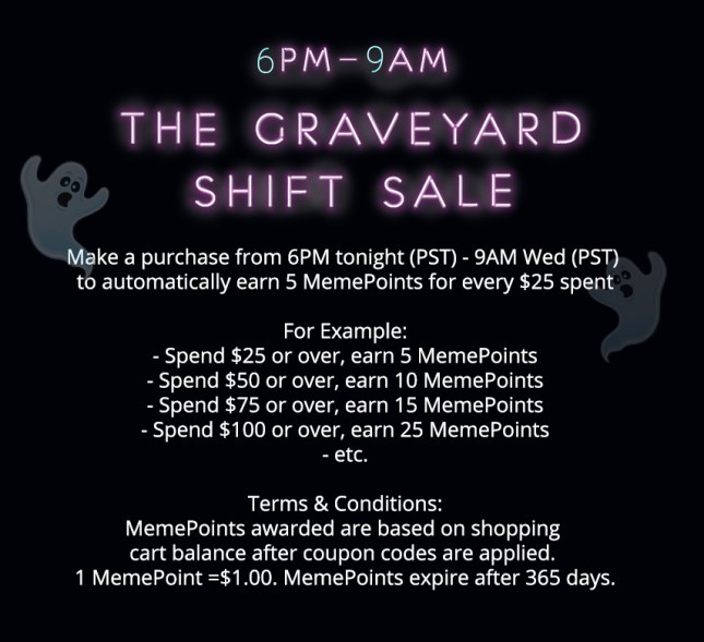 memebox 10 2015 the graveyard sale big