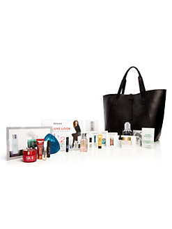 saks 10 2015 sample filled tote w 125