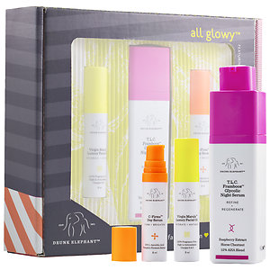 sephora 10 2015 drunk elephant all glowy set