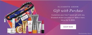 the bay 10 2015 elizabeth arden gift w 38 a $165 value