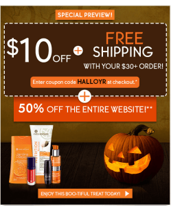 yves rocher 10 2015 halloween offer