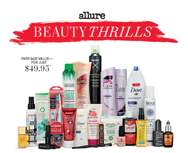allure beauty thrills 11 2015 winter box 2015