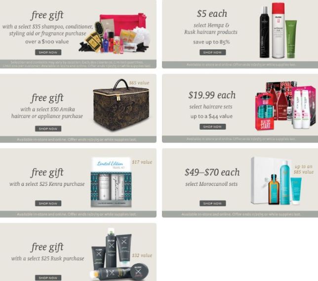 beautybrands 11 2015 free gift hair snapshot