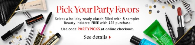 sephora 11 2015 partypicks 8pc w 25 3