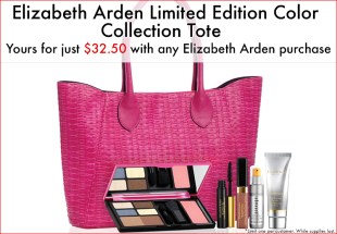boscov 12 2015 elizabeth arden limited edition color collection tote 3250 w any brand order