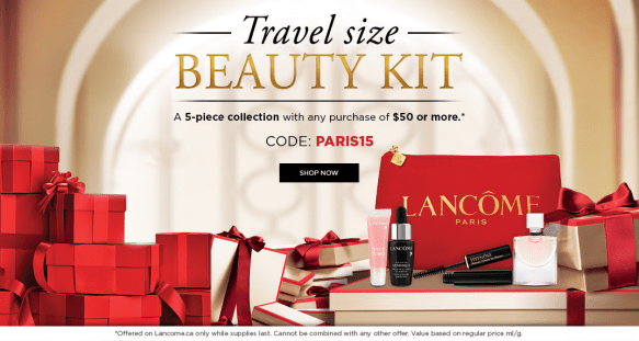 lancome ca 12 2015 5pc w 50