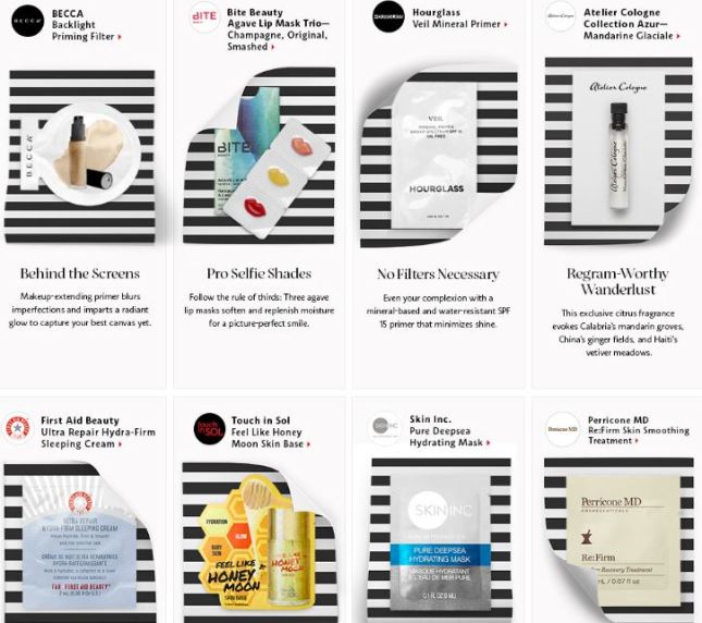 sephora 01 2016 follow sample bag items 2