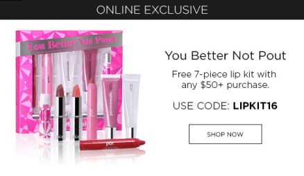 pur minerals 02 2016 7pc lip kit w 50