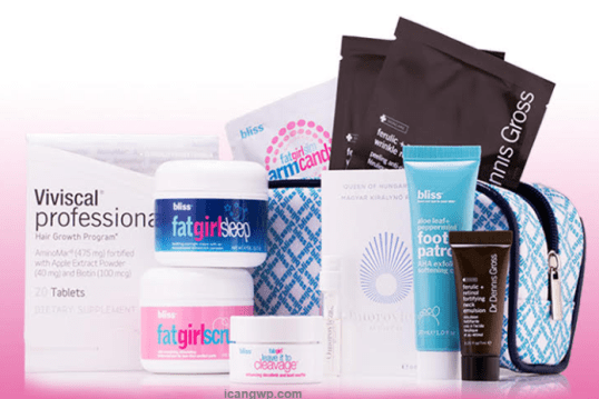 bliss 03 2016 bliss perks free beauty bag w 100 icangwp