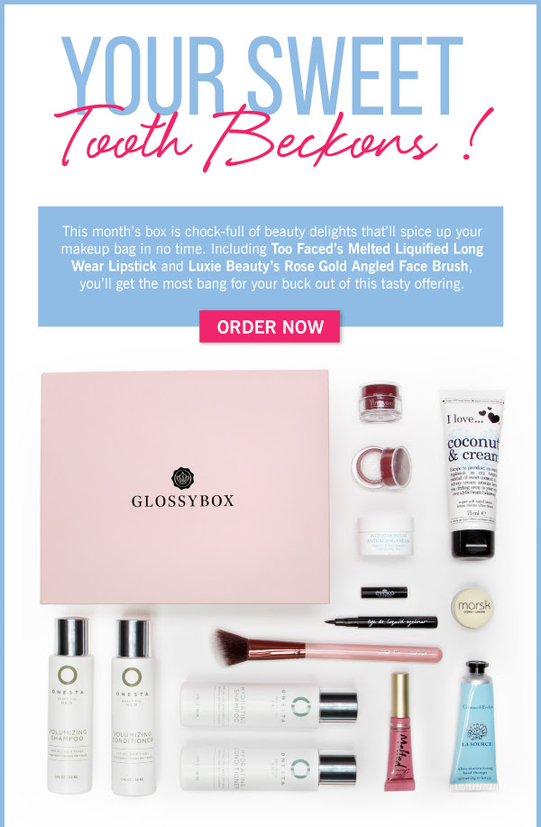 glossybox 03 2016 march box