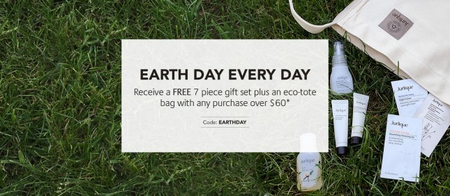 jurlique 042016 earthday tote 7pc