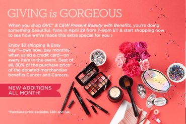 qvc BeautyWithBenefits apr 27 only 2 shipping