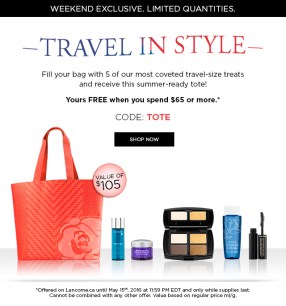 lancome ca 052016 gift