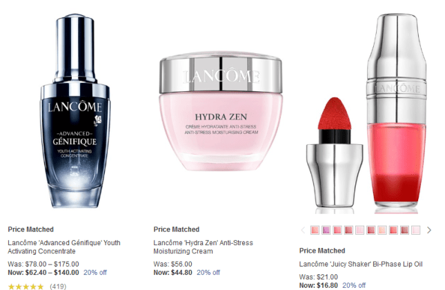 Makeup, Perfume & Skincare Deals - Nordstrom 2016-05 20 off lancome.png