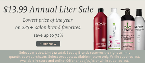 beauty brands 062016 liter sale