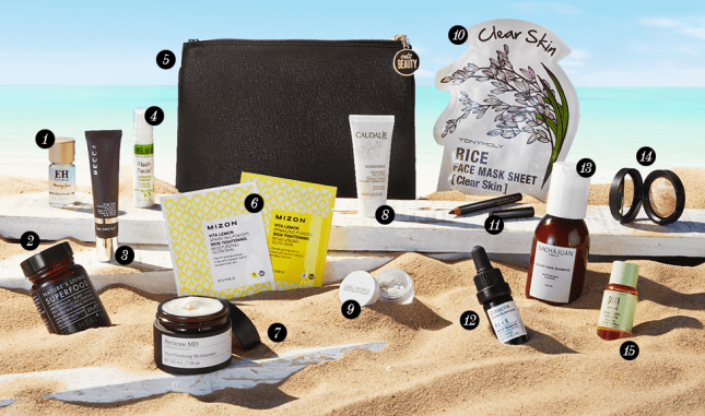 cult beauty Promotions 2016-06 summer goody bag 2016