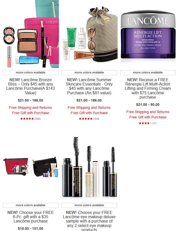 macys Lancôme Gifts with Purchase - Macy's 2016-06