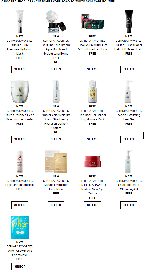 sephroa Soko to Tokyo Customizable Skin Care Set - Sephora Favorites - Sephora 2016-06