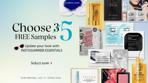 sephora 072016 5 free samples