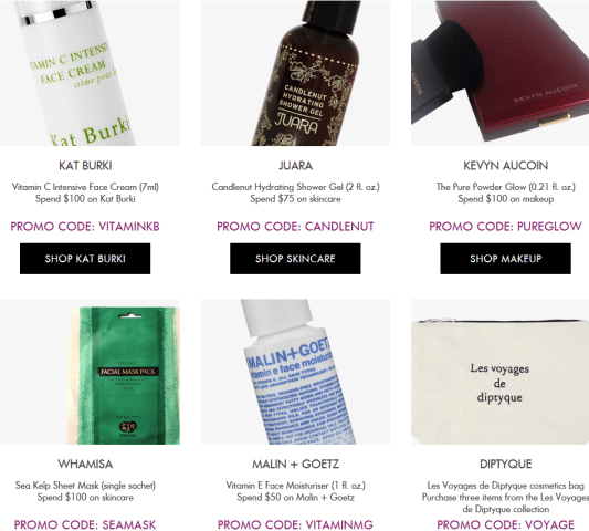 Space NK Apothecary - Offers and Gifts with Purchase 2016-07 1