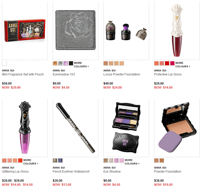 the bay SALE - Beauty - Hudson's Bay 2016-07 anna sui.png