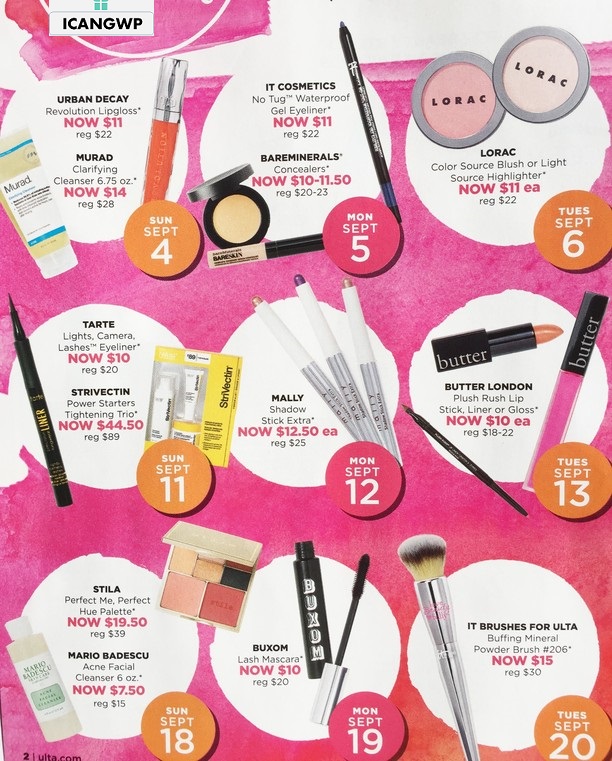 Ulta 21 days of beauty event 2016 2 - see more spoilers at icangwp - gift with purchase beauty blog