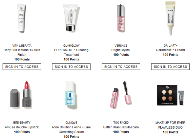 Sephora rewards bazaar 2016 new 100 point rewards see more at IcanGWP.com