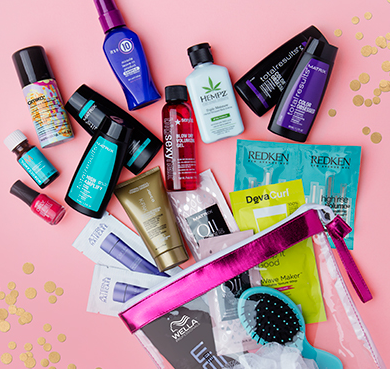 Beauty Brands haircare sample bag 2016 - see more at icangwp beauty blog.png