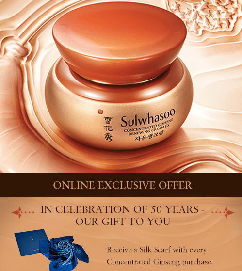 Celebrating 50 Years of Our Most Coveted Concentrated Ginseng Cream free silk scarf.png