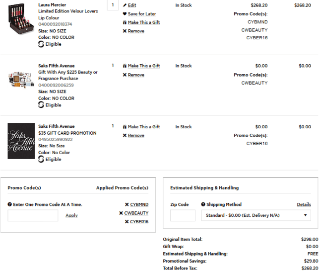 saks cart cyber monday 2016.png