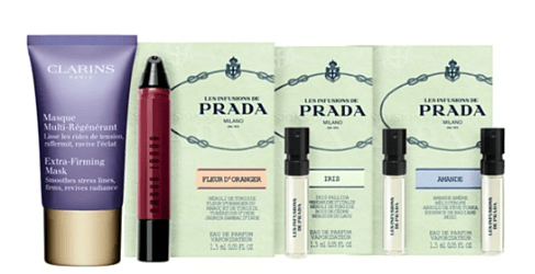 Gift with any  25 beauty purchase    Bloomingdale s mar 2017.png