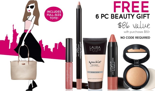laura geller 6pc gift w 50