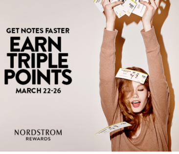Nordstrom Triple Points Days