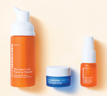 ole henriksen Free Clean and Bright Deluxe Mini Regimen Set mar 2017 see more at icangwp blog