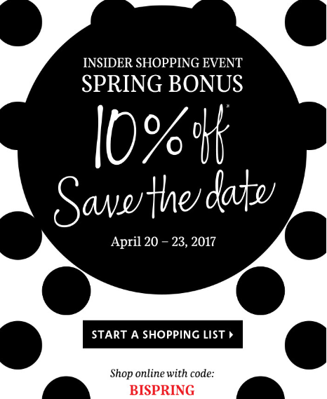 sephora 10 off insider shopping event apr 2017 see more at icangwp blog