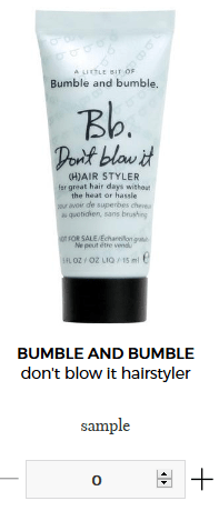 Bluemercury sample may 2017 bumble OUR COMPLIMENTS see more at icangwp blog