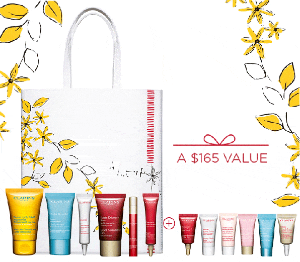 clarins 6pc w any purchase may 2017 see more at icangwp blog.gif