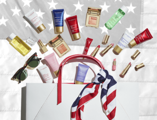 clarins 4th of july Gift with Purchase Free Shipping and Samples see more at icangwp blog