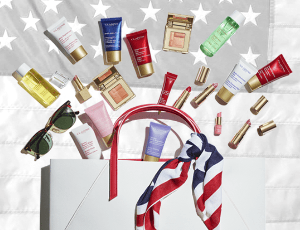 clarins 4th of july Gift with Purchase  Free Shipping and Samples see more at icangwp blog.jpg