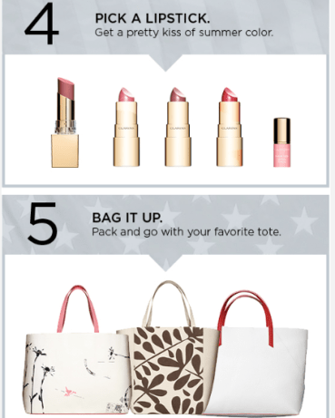 Clarins Set off Sparks on July 4th with a FREE Beauty Gift 2