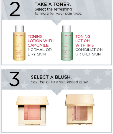 Clarins Set off Sparks on July 4th with a FREE Beauty Gift