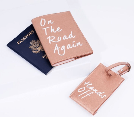 fabfitfun summer 2017 spoilers Understated Leather On The Road Again Travel Set Passport Cover and Luggage Tag FabFitFun see more at icangwp blog